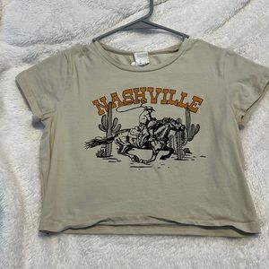 High quality, never worn, short crop top